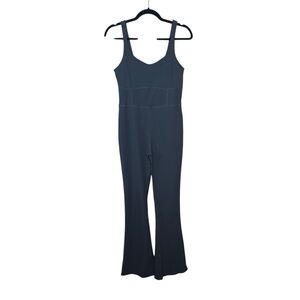 WILO THE LABEL Flare Ribbed Jumpsuit Womens Large